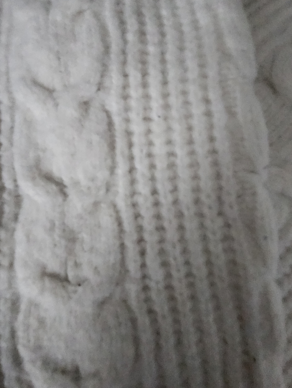 Universal Thread Cream Ribbed Cardigan Sweater, Size Medium - Picture 3 of 4